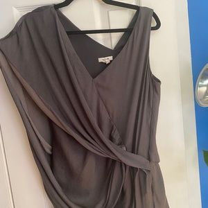 Helmut Lang asymmetrical blouse